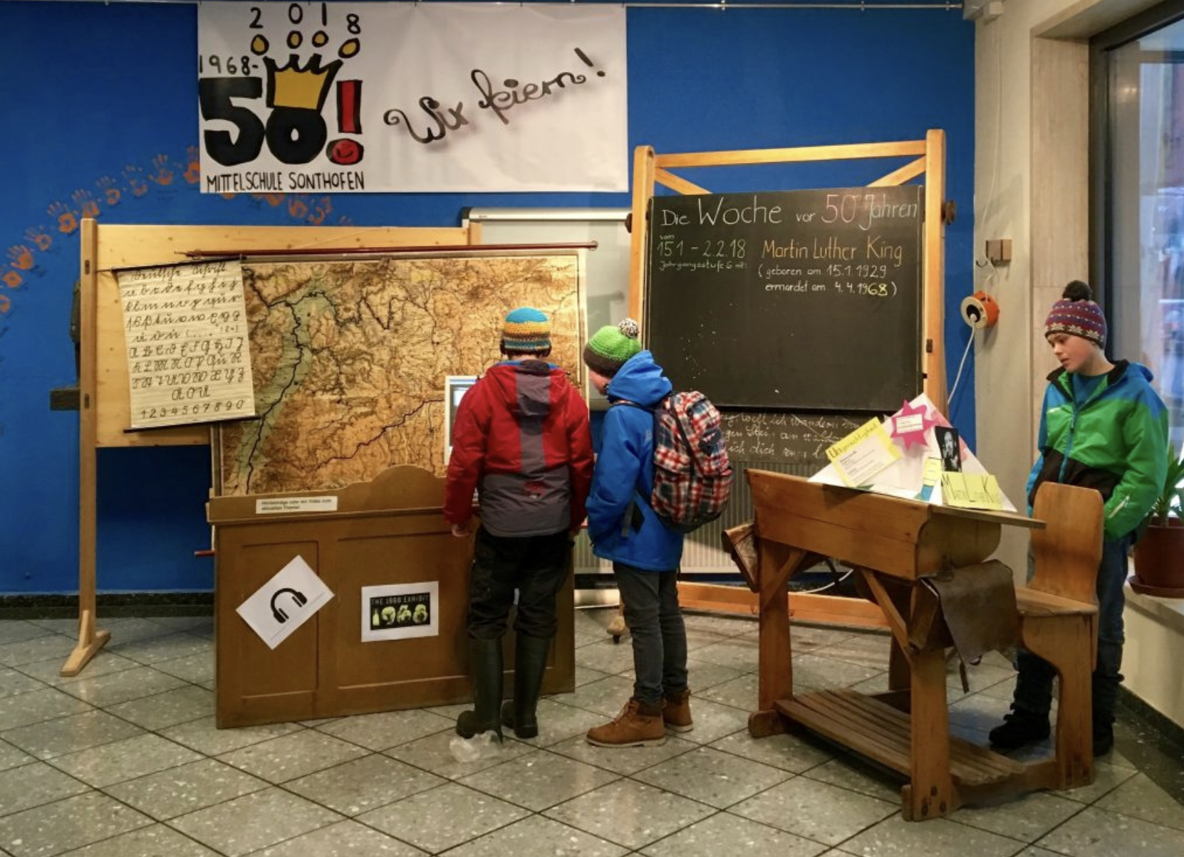 Wir feiern: Installation „Die Woche vor 50 Jahren“ eröffnet Wir feiern: Installation „Die Woche vor 50 Jahren“ eröffnet